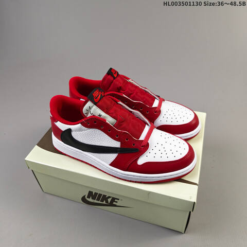 Travis Scott x Air Jordan 1 Low AIR JORDAN 1 Aj1 Lifestyle (BS-67598)