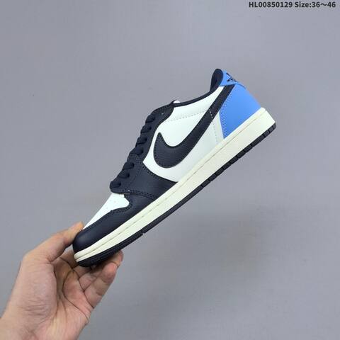 Air Jordan 1 Low OG Obsidian AIR JORDAN 1 Aj1 Lifestyle (BS-66782)