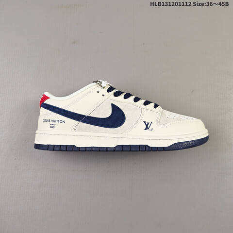 Nike SB Dunk Low Retro DIY Sail Navy Red Grey EU 36-45 Skate Shoe - Unisex (BS-63821)