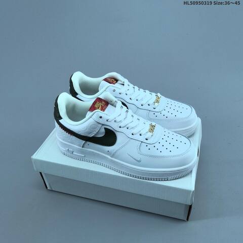 Nike Air Force 1 07 Low White Black Red Gray EU 36-45 Sneaker - Unisex (BS-61262)
