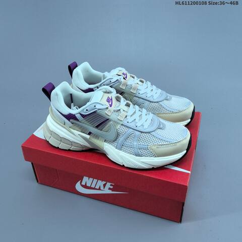 Nike V2K Runtekk White Grey Pink Silver Gold EU 36-46 Running Shoe - Unisex (BS-62126)