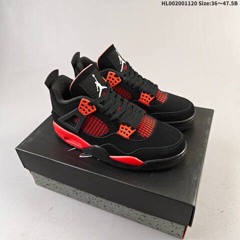 Air Jordan 4 Retro Red Thunder AIR JORDAN 4 Aj4 Lifestyle (BS-67755)
