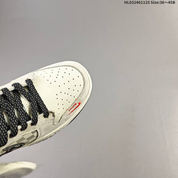 Nike SB Dunk Low Supreme light grey black red white EU 36-45 skate shoe