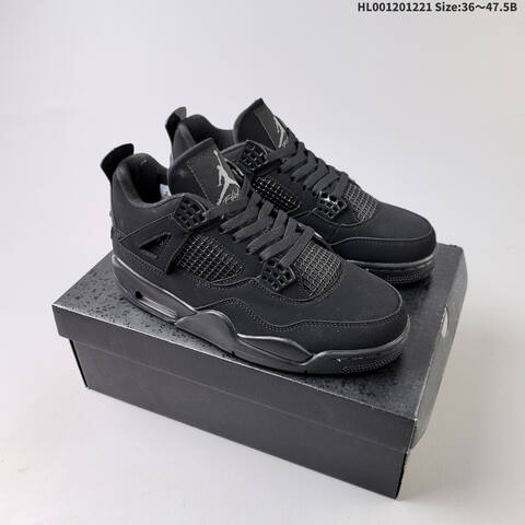 Air Jordan 4 Retro Black Cat Replica AIR JORDAN 4 Aj4 Lifestyle (BS-67325)