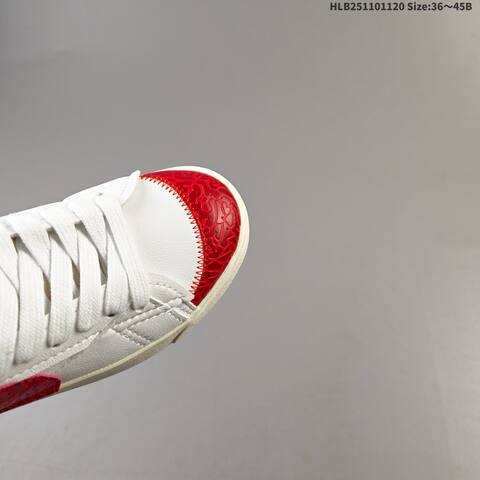 Nike Blazer Low 77 Jumbo White Red Sail EU 36-45 Skate Shoe - Unisex (BS-63381)