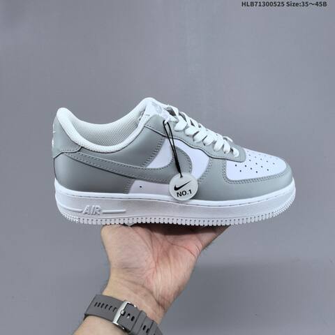 Nike Air Force 1 07 FB1839-111 White Beige Blue Gum EU 35-45 Skate Shoe - Unisex (BS-60145)