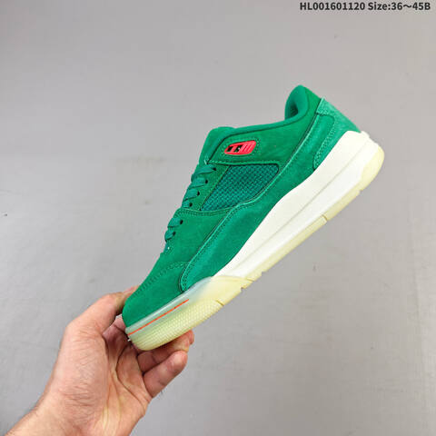Air Jordan 4 Retro Flight Court Malachite AIR JORDAN 4 Aj4 Lifestyle (BS-67761)