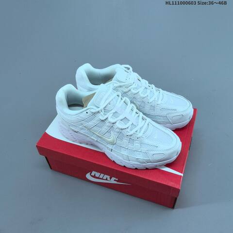 Nike P-6000 Light Off White Black Olive EU 36-46 Running Shoe - Unisex (BS-59990)