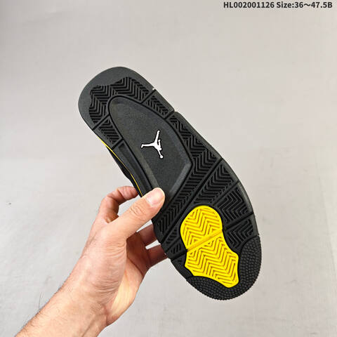 Air Jordan 4 Retro Thunderh AIR JORDAN 4 Aj4 4 5 13 Lifestyle (BS-67670)