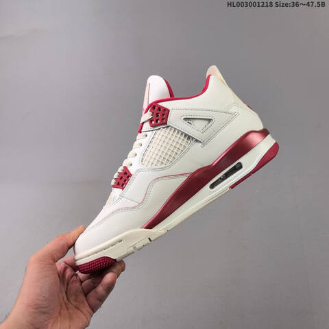 Air Jordan 4 Retro Sierra Red WMNS AIR JORDAN 4 Aj4 Lifestyle (BS-67386)