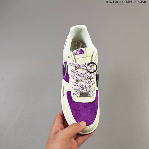 Nike Air Force 1 07 LV8 Off White Purple EU 36 45 Sneaker EU 36-45 - Unisex (BS-63523)