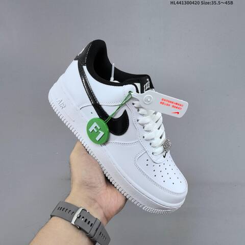 Nike Air Force 1 07 Low White Black EU 35 5-45 Sneaker - Unisex (BS-60630)