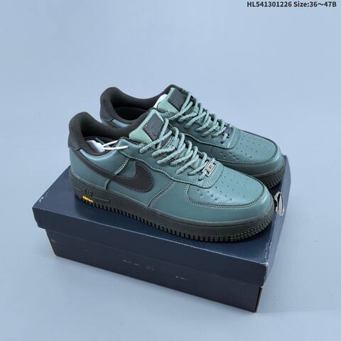 Nike Air Force 1 07 HV5953-001 Black Dark Green EU 36-47 Sneaker - Unisex (BS-62425)