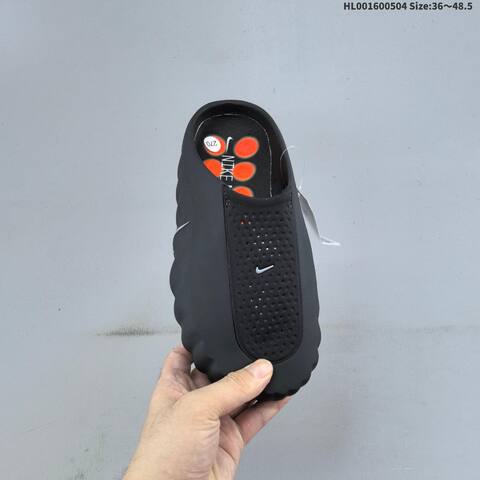 Nike Mind 001 Black Silver Orange EU 36-48 5 Slides - Unisex (BS-60532)