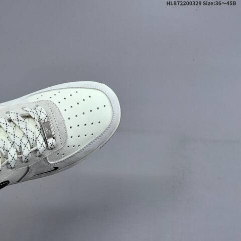 Nike Air Force 1 07 LV8 CS5288-095 Off White Black EU 36-45 Sneaker - Unisex (BS-61051)