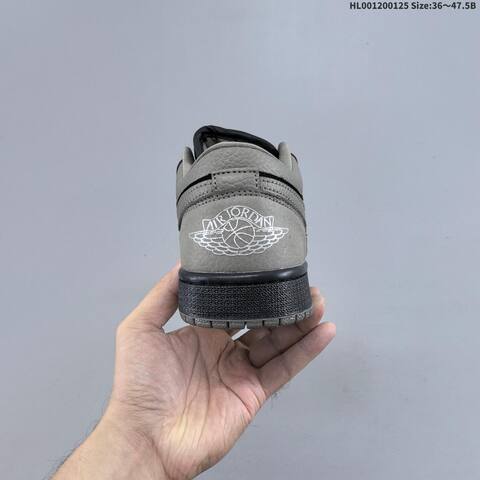 Air Jordan 1 Low Olive Grey AIR JORDAN 1 Aj1 1 Jordan Brand Lifestyle (BS-66841)