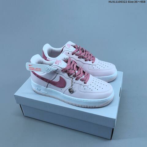 Nike Air Force 1 Low Light Pink Dark Pink White EU 36-45 Sneaker - Unisex (BS-61183)