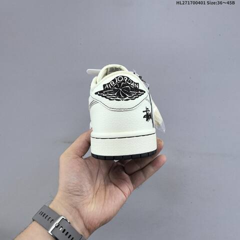 AIR JORDAN Travis Scott x Air Jordan 1 Reverse Mocha AJ1 1 TS Lifestyle (BS-66363)