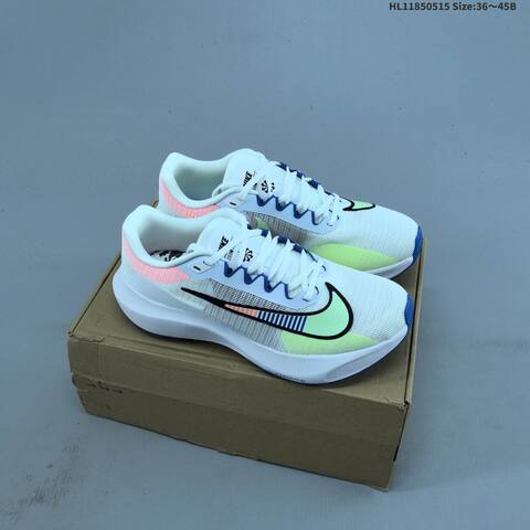 Nike Zoom Fly 5 Mint Green Neon Yellow Black White EU 36-45 Running Shoe - Unisex (BS-60321)