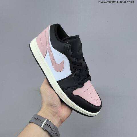 Air Jordan 1 Low Lron Grey AIR JORDAN 1 Aj1 Lifestyle (BS-66316)
