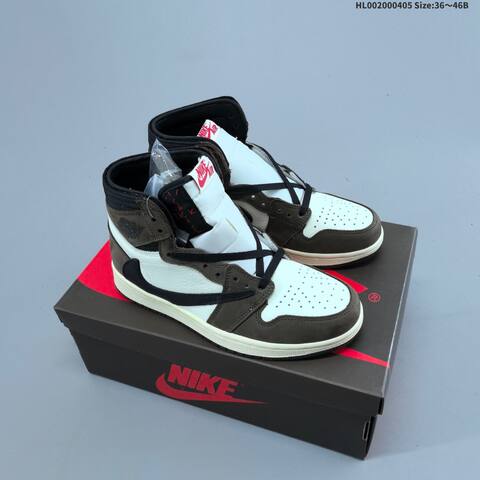 Travis Scott x Air Jordan 1 High OG TS SP AIR JORDAN 1 Aj1 Lifestyle (BS-66311)