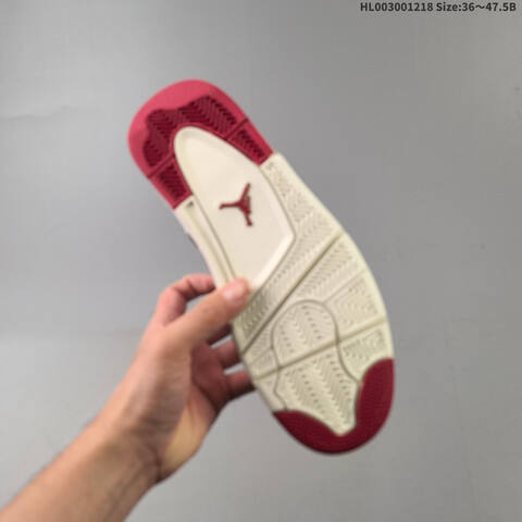Air Jordan 4 Retro Sierra Red WMNS AIR JORDAN 4 Aj4 Lifestyle (BS-67386)