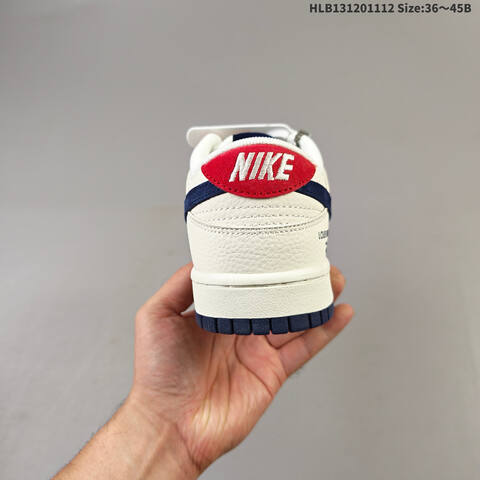 Nike SB Dunk Low Retro DIY Sail Navy Red Grey EU 36-45 Skate Shoe - Unisex (BS-63821)