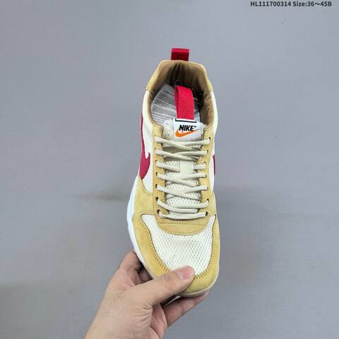 Nike Tom Sachs x Nike Craft Mars Yard 2 0 Beige Red White Tan EU 36-45 Sneaker - Unisex (BS-61323)