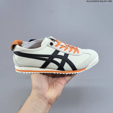 Onitsuka Tiger Mexico 66 Cream Black Orange Or Cream Burgundy Red EU 36-45 Sneaker Casual Sneakers - Unisex (BS-68994)