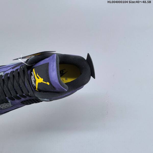 Jordan Air Jordan 4 Retro OG Imperial Purple/Black/Grey/Yellow EU 40-48.5 basketball