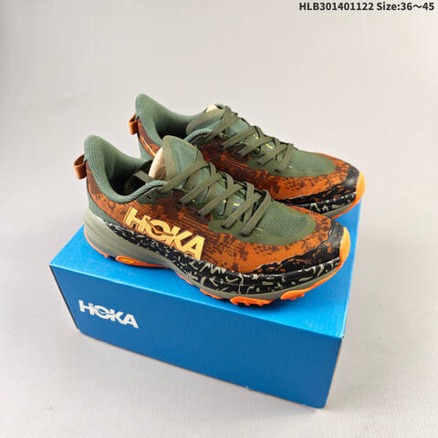HOKA ONE ONE Speedgoat 6 Black Grey Brown EU 36-45 Trail Shoe Trail Running Sneakers - Unisex (BS-69455)