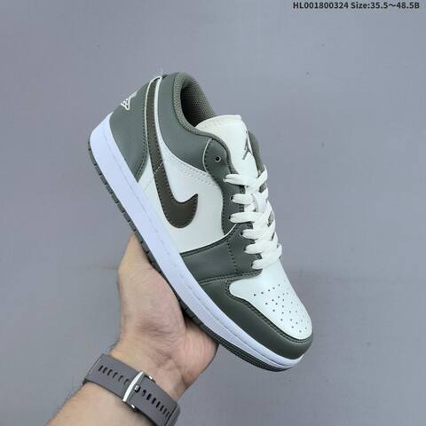 Air Jordan 1 Low Vintage Lichen AIR JORDAN 1 Aj1 Lifestyle (BS-66454)