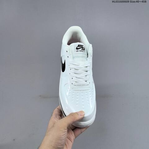 Nike Air Force 1 Posite Foamposite Max White Black Clear EU 40-45 Sneaker - Men's (BS-59941)