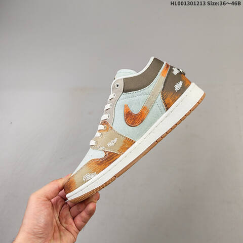 Air Jordan 1 Low SE Multi-Color Distressed AIR JORDAN 1 Aj1 1 Jo Lifestyle (BS-67463)