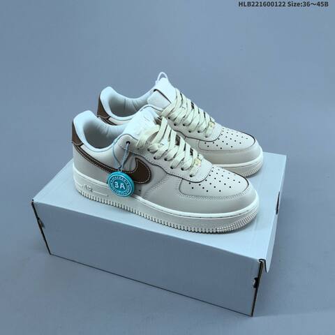 Nike Air Force 1 Low White Dark Grey EU 36-45 Sneaker - Unisex (BS-61825)