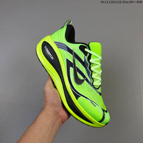 Nike Vomero Plus ReactX Air Zoom Neon Green Black EU 40-45 Running Shoe - Men's (BS-62973)