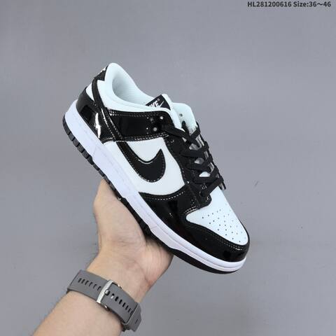 Nike SB Dunk Low Pro Black White EU 36-46 Skate Shoe - Unisex (BS-59915)