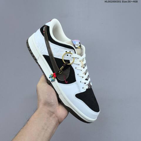 Nike SB Dunk Low Pegasus Pack CNY White Black Brown Red Beige EU 36-46 Skate Shoe - Unisex (BS-61488)