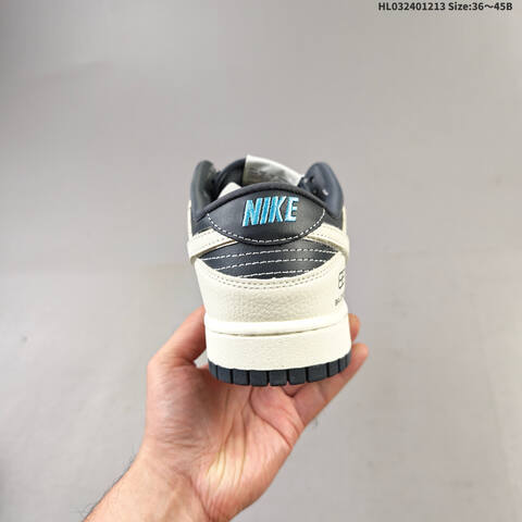 Nike SB Dunk Low Retro DIY Beige Black White EU 36-45 Skate Shoe - Unisex (BS-62725)