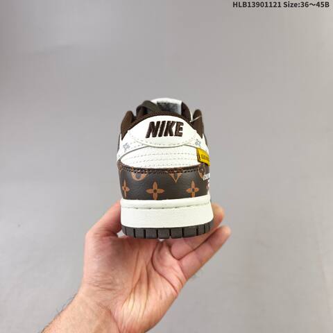 Nike Dunk SB Low White Brown Yellow EU 36-45 Skate Shoe - Unisex (BS-63298)