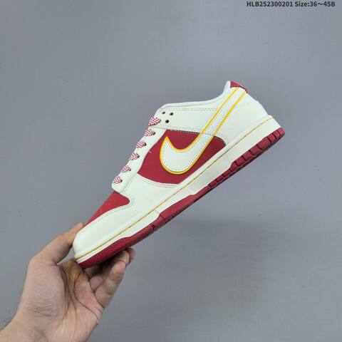 Nike Dunk SB Low Sail Red Gold Black EU 36-45 Skate Shoe - Unisex (BS-61606)