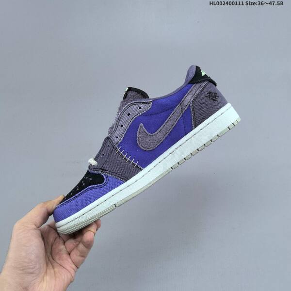Jordan Air Jordan 1 Low OG Zion Williamson Regency Purple/Dark Raisin/Black 36-47.5 basketball