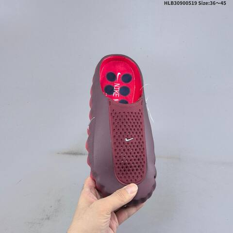 Nike Mind 001 Burgundy Red Silver EU 36-45 Slides - Unisex (BS-60268)
