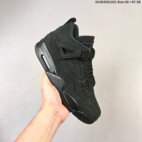 Air Jordan 4 Retro Black Cat Replica AIR JORDAN 4 Aj4 Lifestyle (BS-67586)