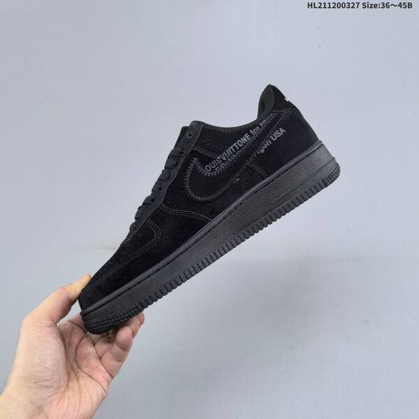 Nike Air Force 1 07 black white gold EU 36-45 sneaker