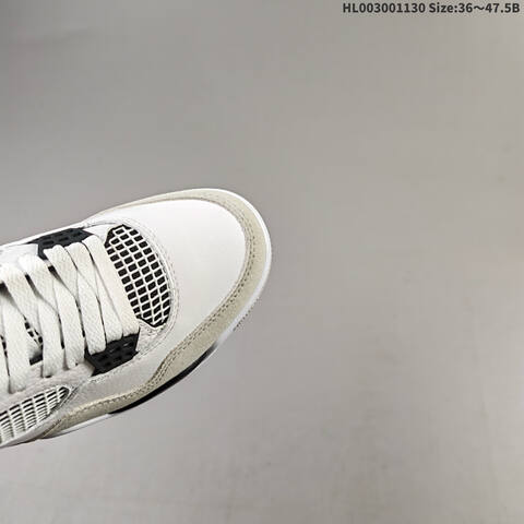 Air Jordan 4 Retro Military Black AIR JORDAN 4 Aj4 Lifestyle (BS-67600)