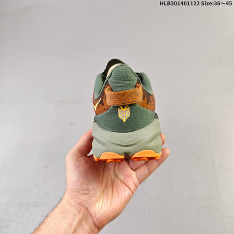 HOKA ONE ONE Speedgoat 6 Green Brown Black Orange EU 36-45 Trail Shoe Trail Running Sneakers - Unisex (BS-69453)
