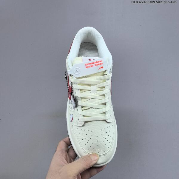 Nike SB Dunk Low Retro DIY Hello Kitty Louis Vuitton beige red white grey brown EU 36-45 skate shoe