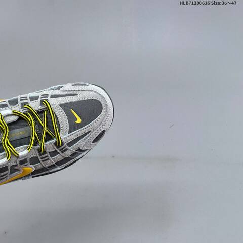 Nike P-6000 Premium Grey Dark Grey Yellow White EU 36-47 Running Shoe - Unisex (BS-59920)