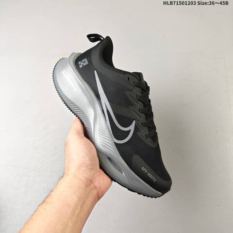 Nike Pegasus Plus Zoom React CK4318 Black Grey White Orange EU 36-45 Running Shoe - Unisex (BS-62858)